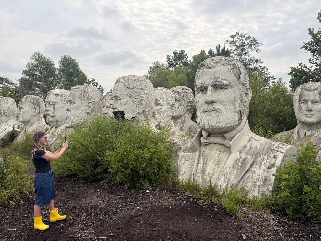 Rachel Anszelawicz fotografía el pasado 27 de julio a Ulysses Grant, su presidente