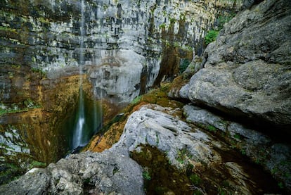 Nacimiento del río Mundo, en Albacete.