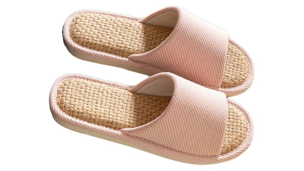 Zapatillas de lino.