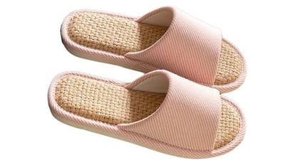 Pantofole di lino.