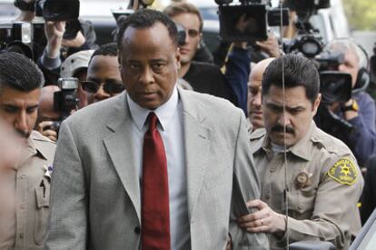 Conrad Murray, ayer en Los Ángeles.