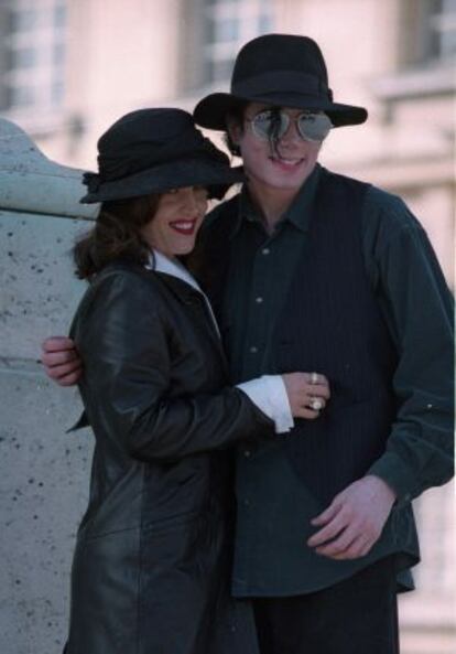 Michael Jackson y Lisa Marie Presley.