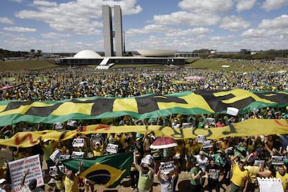 Esplanada de los Ministerios de Brasilia.