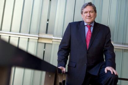 Richard Holbrooke, ayer en Madrid.