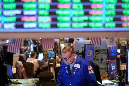 La Bolsa de Valores de Nueva York, el 8 de abril.