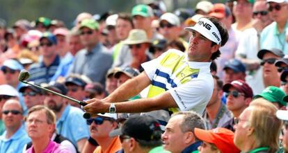 Bubba Watson, durante uno de sus recorridos en el Masters