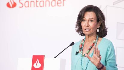 Ana Botín, presidenta de Santander. 