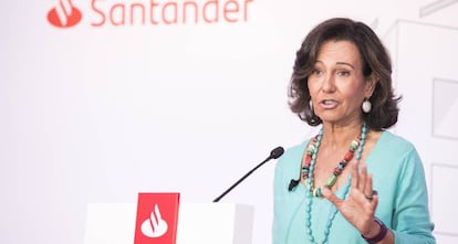 Ana Botín, presidenta de Santander. 