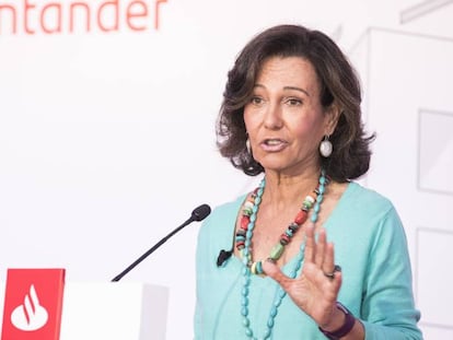 Ana Botín, presidenta de Santander. 