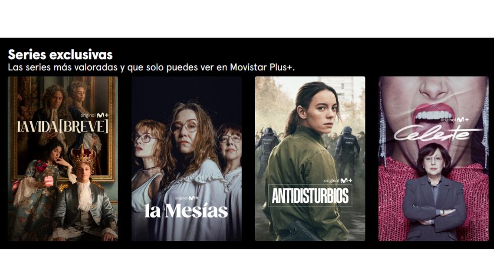 Disfruta de las mejores series en Movistar Plus+.