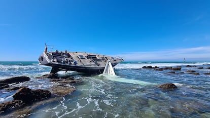 'La Perla Negra' encallada