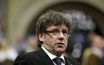 Carles Puigdemont, presidente de la Generalitat.