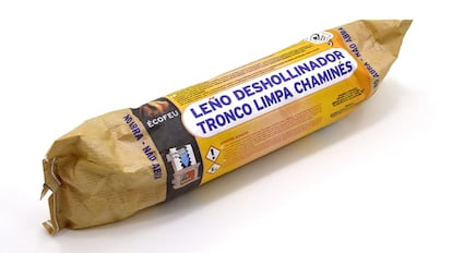 tronco deshollinador para chimeneas