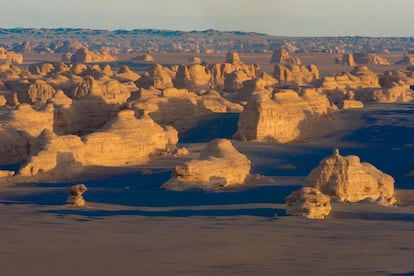 El parque nacional de Dunhuang Yardang.