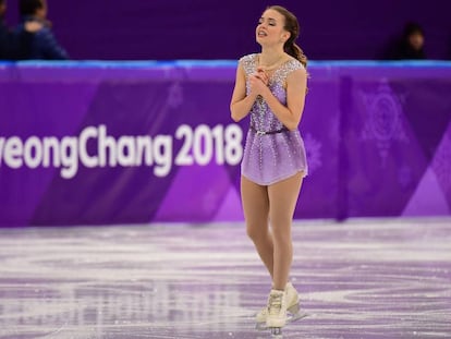 A patinadora brasileira Isadora Williams.