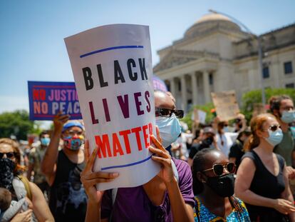 Una de las manifestaciones contra el racismo, el pasado 19 de junio en Nueva York.