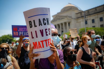 Una de las manifestaciones contra el racismo, el pasado 19 de junio en Nueva York.