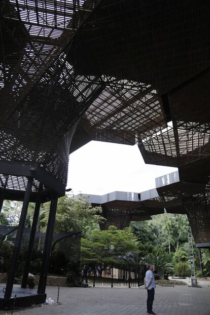 The Orquideorama at the Botanical Garden in Medellín.