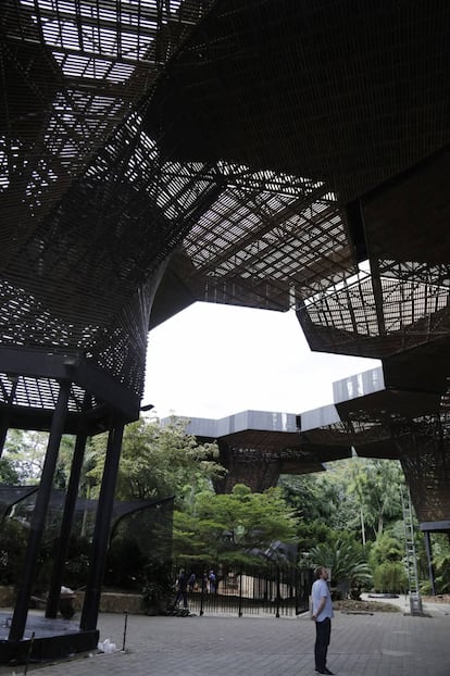 The Orquideorama at the Botanical Garden in Medellín.