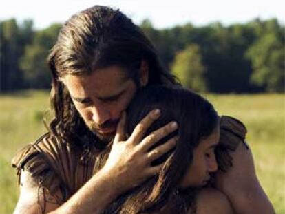 Colin Farrell y Q&#39;Orianka Kilcher en una imagen de <i>El nuevo mundo.</i>