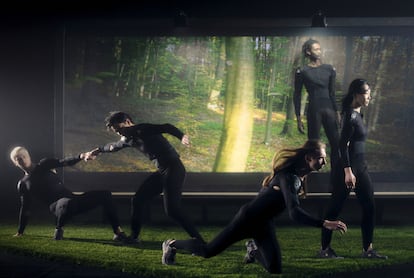 Escenas de 'Simulacro' de Kor´sia, en el Centro de Cultura Contemporánea Condeduque.