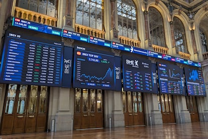 Interior de la Bolsa de Madrid. EFE/ Vega Alonso