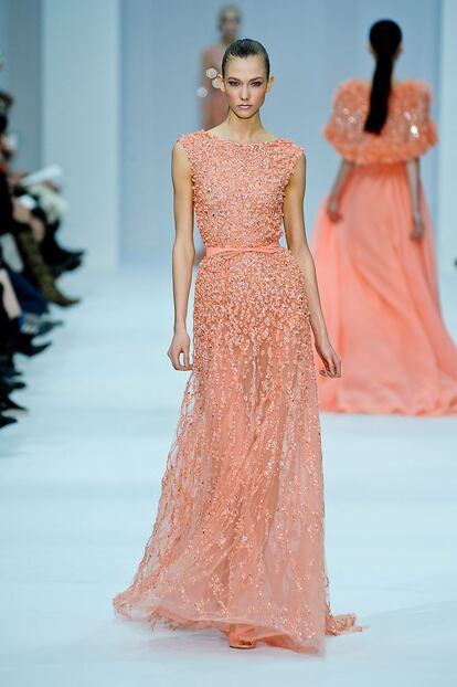 Las princesas de color de fresa de Elie Saab