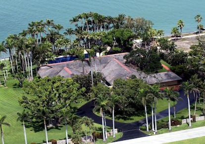 Una de las casas de Julio Iglesias en Indian Creek Island, Miami.