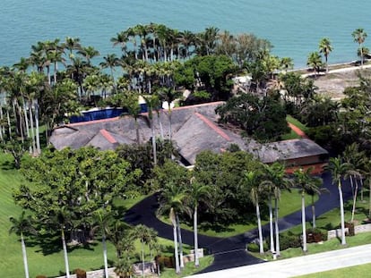 La mansión de Julio Iglesias en Indian Creek Island, Miami.