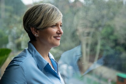 Verónica Alcocer, esposa de Gustavo Petro, candidato a la presidencia de Colombia