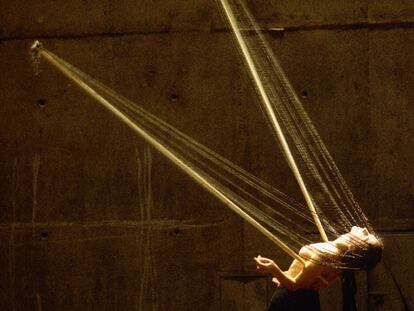 La alemana Sasha Waltz en su espectáculo <i>Körper.</i>