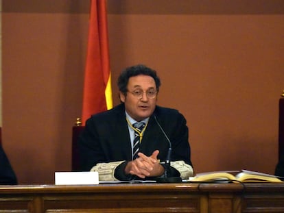 El fiscal general del Estado, Álvaro García Ortiz, durante un acto el 10 de enero en Barcelona.
