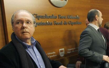 Javier Zabaleta en la Diputación de Gipuzkoa