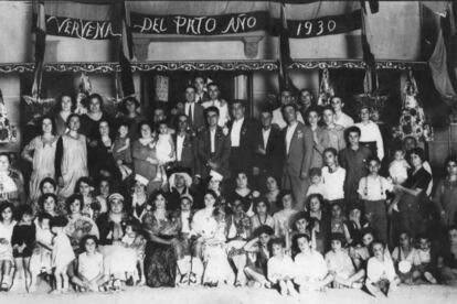 La Verbena del Pato, inspiradora de las actuales fiestas del barrio, 1930.