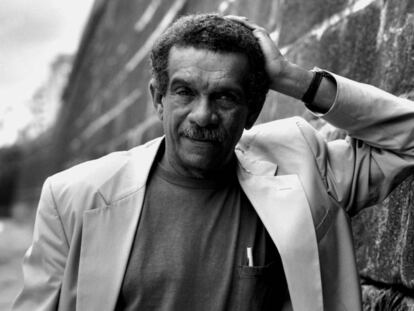 Derek Walcott, en Saint-Malo (Francia) en 1993.