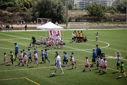 Segunda edición del Torneo F7 CF Tramontana La Mina en el Campo de Futbol CEM Besòs. 