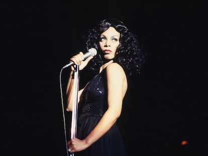 Donna Summer during a concert in Atlanta, Georgia, in March 1978.