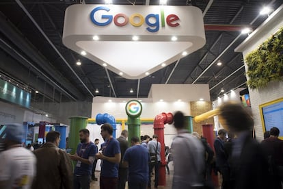 Barcelona, 22/02/2016 Mobile World Congress 2016.  Stand de Google. Foto: Gianluca Battista