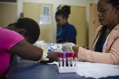 Uno de los centros dedicados al análisis y tratamiento del VIH en Blantyre, en el sur de Malawi.