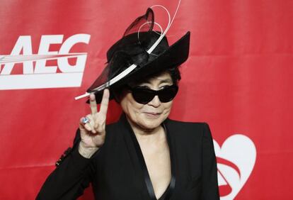 Yoko Ono, el pasado 24 de enero en Los Ángeles.
