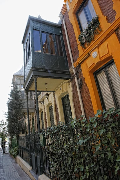 Casas modernistas de la calle Roma, en Madrid.