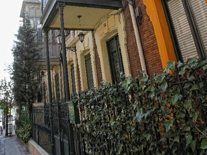 Casas modernistas de la calle Roma, en Madrid.