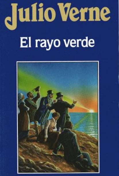 Portada de 'El rayo verde', de Julio Verne.