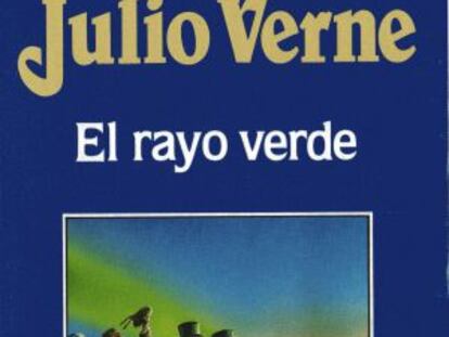 Portada de 'El rayo verde', de Julio Verne.