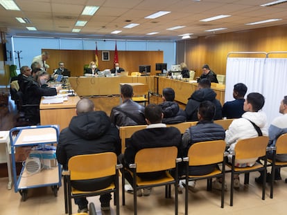 Imagen de archivo de un juicio en la Audiencia Provincial de Madrid.