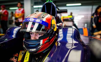 Daniil Kvyat en el GP de Alemania. 