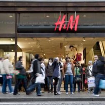 Fachada de una tienda de H&M