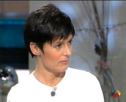 Eva Nasarre, en un programa de Antena 3 en 2002.
