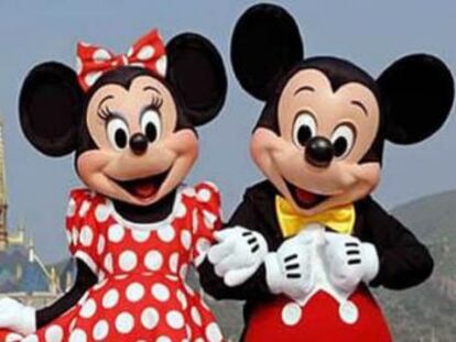 Foto promocional del 20 aniversario de Disneyland Par&iacute;s.