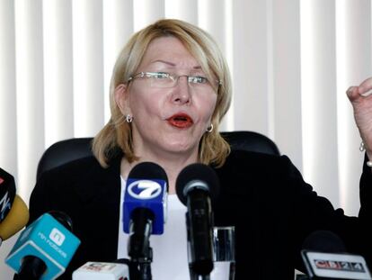 Luisa Ortega D&iacute;az, este lunes en San Jos&eacute;. 